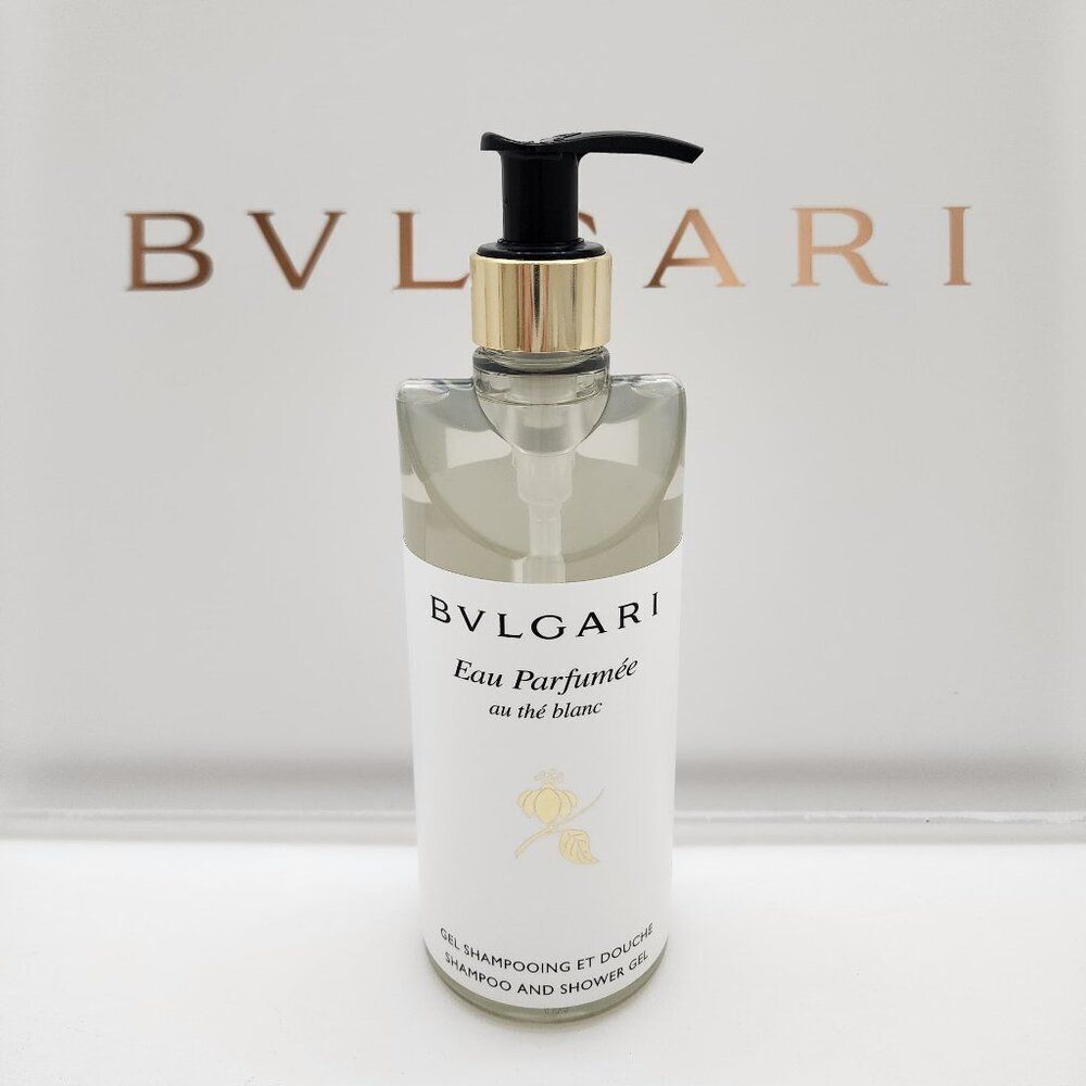 BVLGARI White Tea Shampoo and Shower Gel NEW